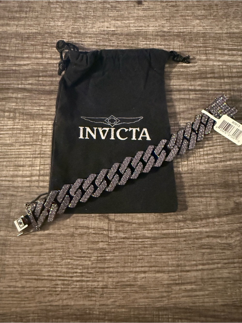 Invicta Elements Men’s XL Drip Chain Bracelet Purple Rain